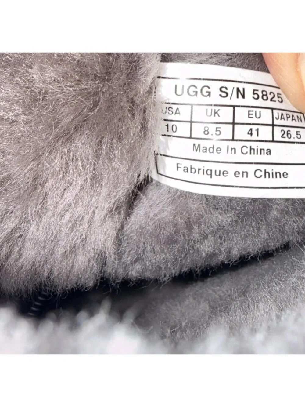 UGG Australia Classic Short Women’s Size 8 US 5825 Gray Suede Winter Boots - Picture 6 of 6